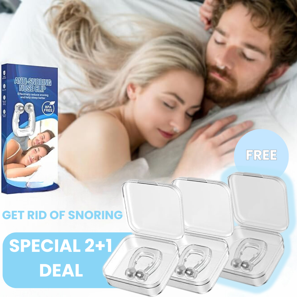 Anti-Snoring NasalClips for a Quieter Sleep – Transform your nights, delight your loved ones!