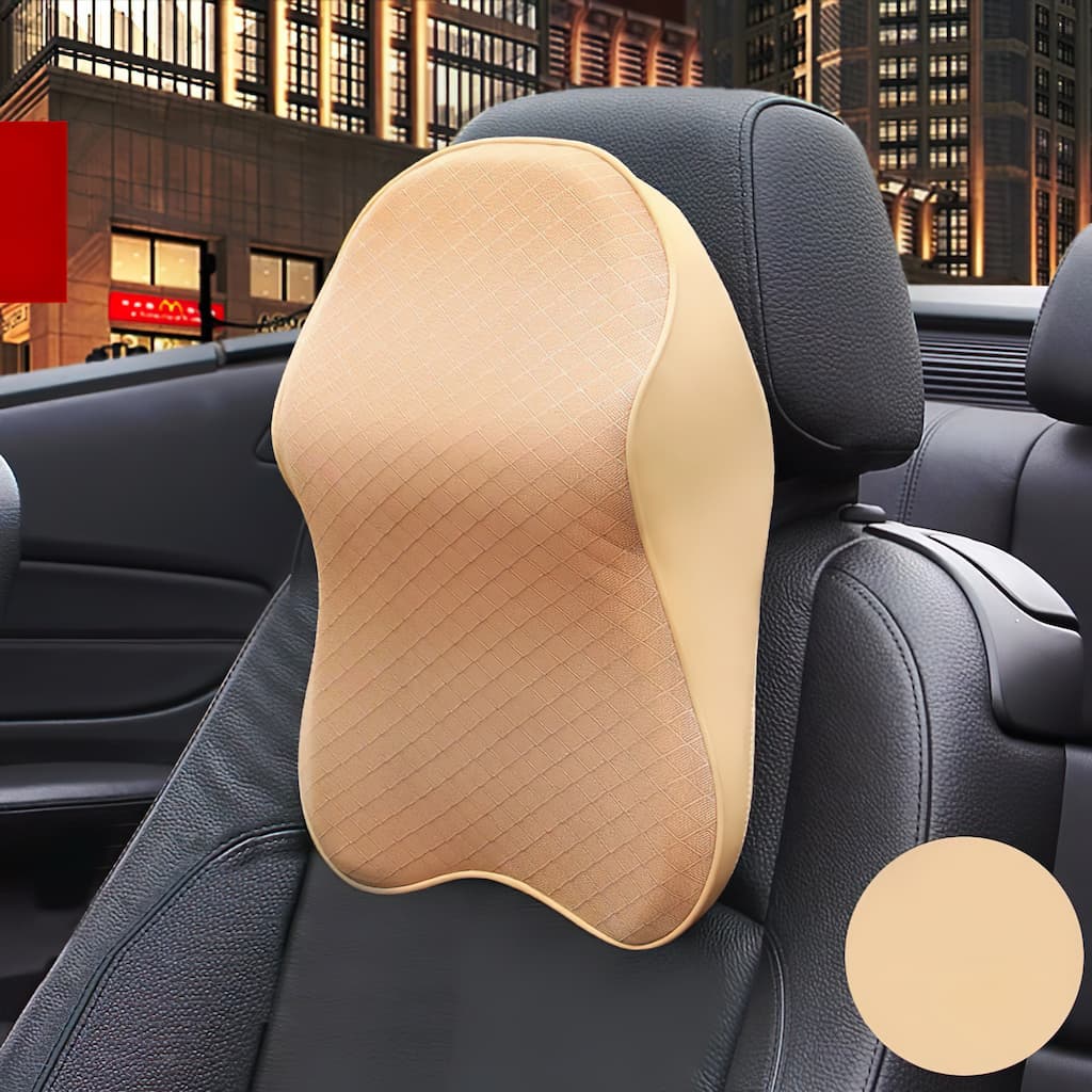 Car Pillow for a Premium Driving Experience - Drive comfortably for days, no more back & neck pain!